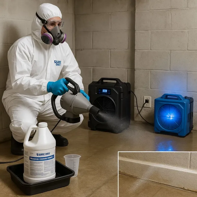 Sanitization and Odor Removal process in Kent County, RI