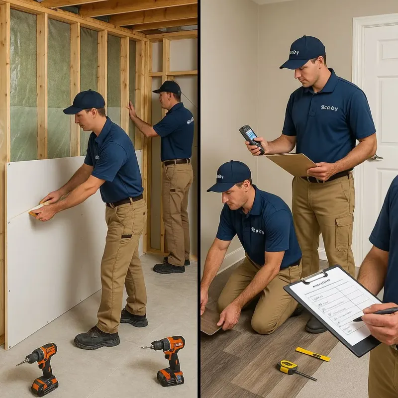 Repairs and Reconstruction process in Kent County, RI